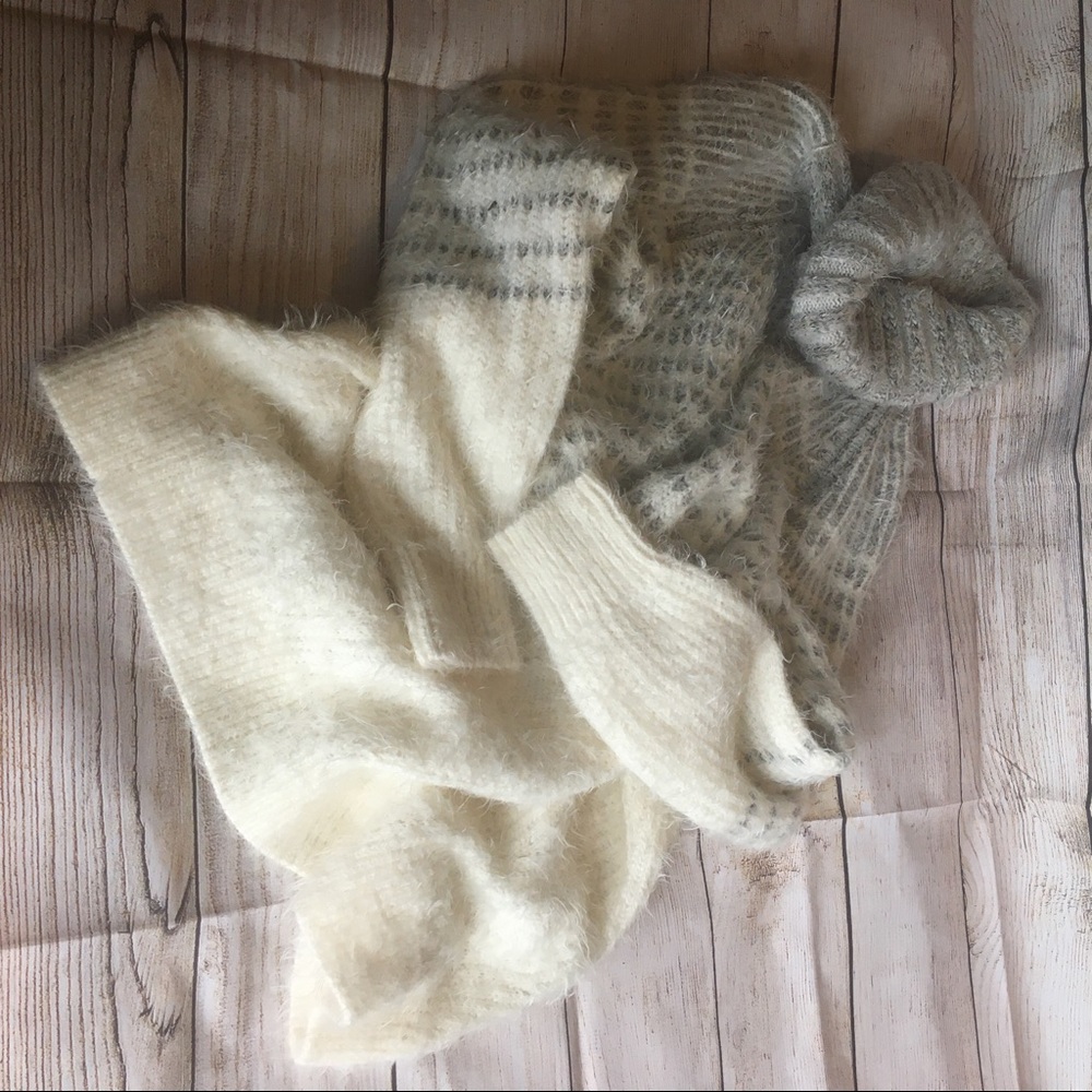 Sleeping on Snow Anthro sweater tunic/dress M